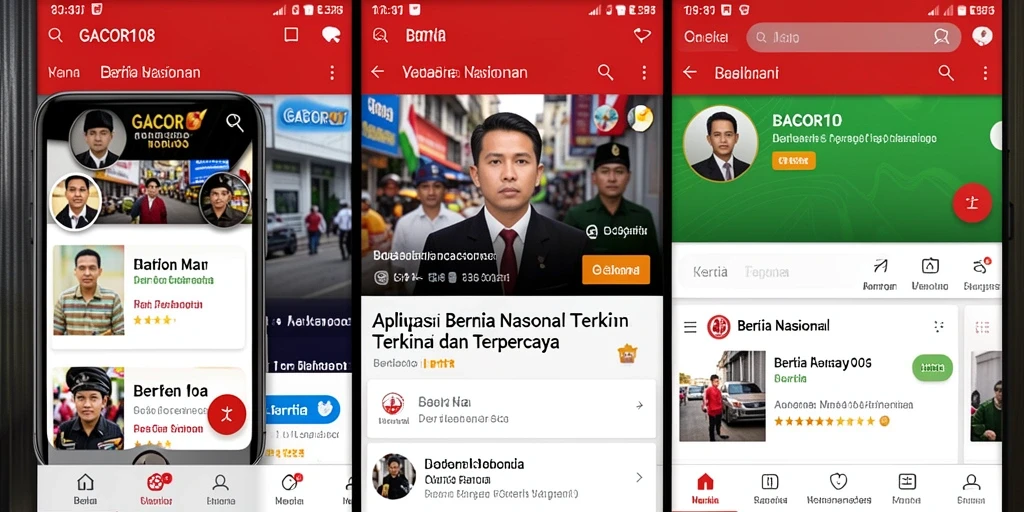 Antarmuka GACOR108 yang menampilkan berita terkini dan terpopuler.