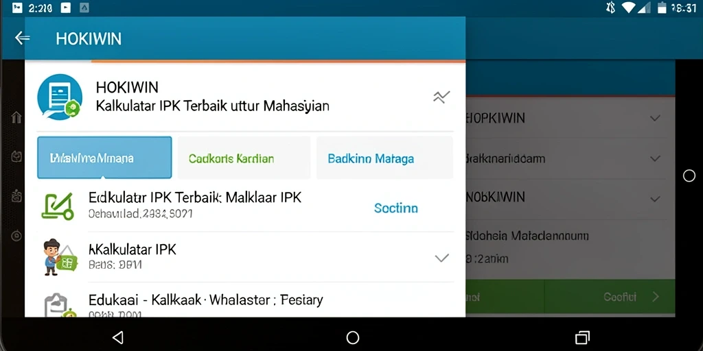 Tampilan antarmuka HOKIWIN yang sederhana dan mudah dimengerti.