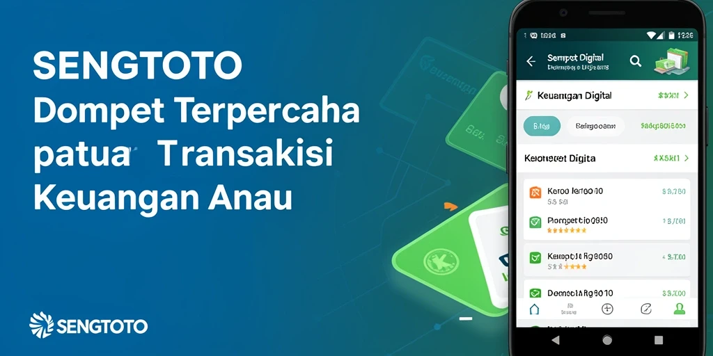 Antarmuka aplikasi SENGTOTO untuk transaksi Dompet Digital yang mudah.