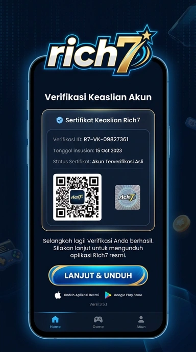 Kanal Resmi rich7 untuk Pengguna Android Indonesia