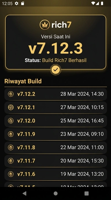 Riwayat Versi rich7 untuk Pengguna Android